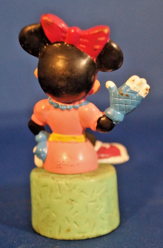 老式米妮老鼠 PVC 公仔迪士尼雅芳 1988 年蛋糕装饰 — 第 3/4 张图片