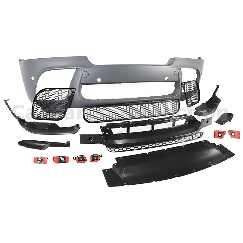 Cubierta de parachoques delantero conversión X6 Performance estilo M para BMW X6 2008-2014 E71 Foto 4 de 4