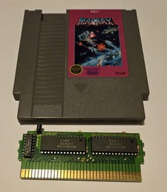 MagMax Nintendo NES USED Cartridge & Manual Sleeve Authentic VTG Video Game 1988