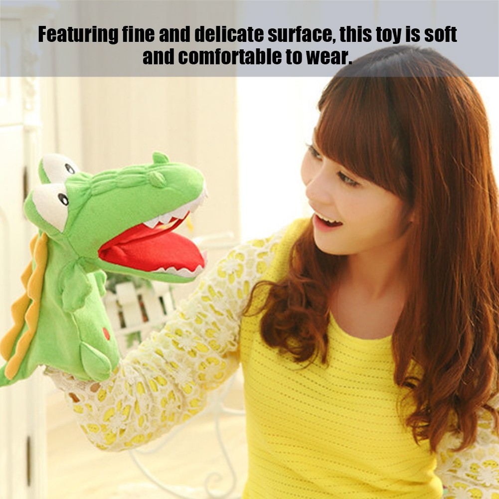 Interactive Animal Hand Puppet Soft Plush Storytelling Toy For Kids Trending