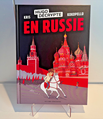 BUCH: HUGO ENTSCHLÜSSELT IN RUSSLAND - COMIC KRIS / KOKOPELLO - ALLARY EDITIONS - NEU
