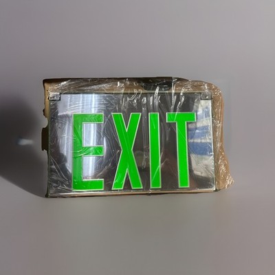  EMERGI-LITE LX2NGM-C PRESTIGE SERIES Die Cast LED DOUBLE FACED EXIT SIGN 
