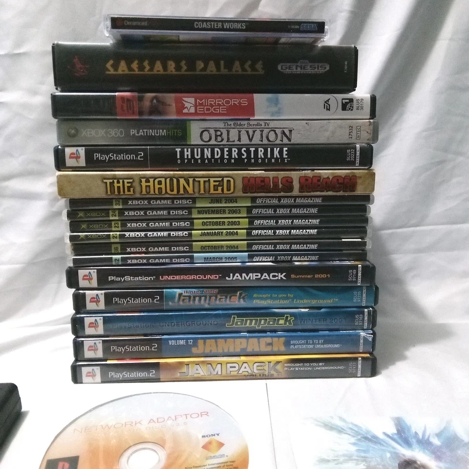 25 Video Games Mixed Lot PlayStation Xbox Sega Atari PC With Demos Genesis PSP - Image 2 of 4