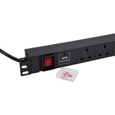 PDU UK Sockets to 13A Plug Power Distribution Units Horizontal 4/6/8 Way/SURGED