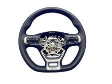 2025 KIA K5 GT FRONT LEFT DRIVER SPORT STEERING WHEEL BLACK LEATHER OEM