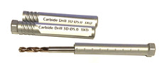 2 New 5mm x 26mm LOC x 66 OAL 6 mm Shank Solid Carbide Drill Bits