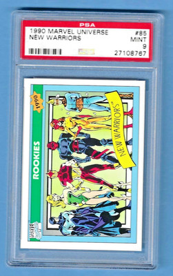 1990 Marvel Universe New Warriors Comics #85 Rookie PSA 9 #27108767