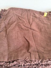 Casaluna Dark FIG Brown Standard Heavyweight Linen Quilt Pillow Sham