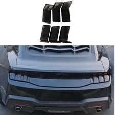 Tail Light Guard Cover Trim Fit For Ford Mustang S650 2024-26 Smoked Black Lhrh Tail Light Guard Cover Trim Fit For Ford Mustang S650 2024-26 Smoked Black Lhrh