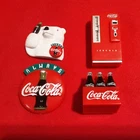 VTG 1990s Lot of 4 Advertising Coca Cola Refrigerator Magnets Coke Collectibles