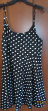 Shein Curve Polka Dot Sun Dress Sz 2XL Polyester Elastane Bust 40 Length 39 in