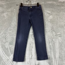 French Toast Kids Chino Pants Boys 7 Regular Navy Blue Adjustable Waist