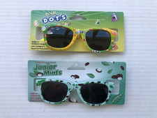 2 Pairs Children's Sunglasses Candy Designs Ages 3 UV Protection Dots-Jr Mints