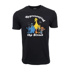 Sesame Street Representing The Street Graphic T shirt