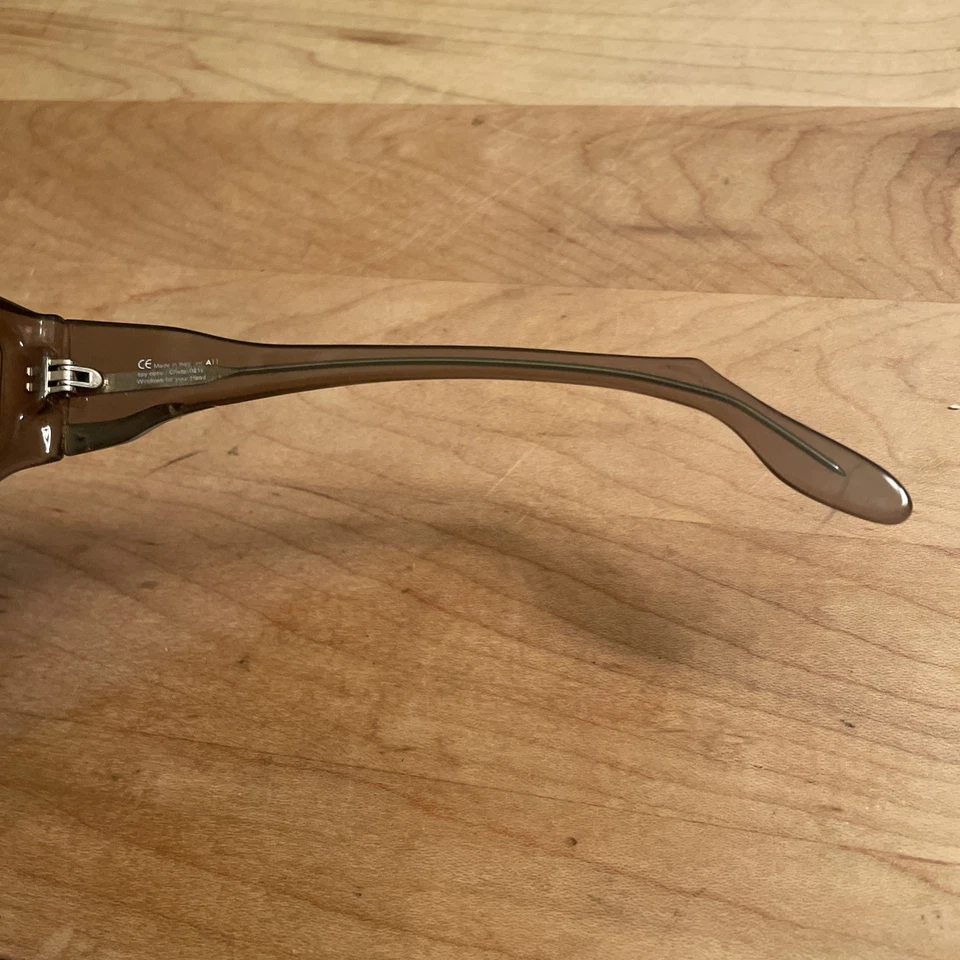 Gafas de sol Spy Optic marco marrón transparente lentes marrones hechas en Italia Foto 4 de 4