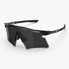 SCICON AEROSHADE2.0 TITANIUM CYCLING SUNGLASSES SMOKE BLACK LENS PRO PERFORMANCE