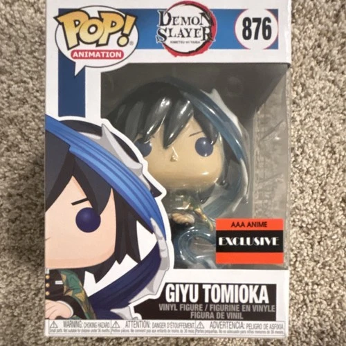 Funko Pop! Vinyl Demon Slayer Giyu Tomioka #876 AAA Anime Exclusive Figure