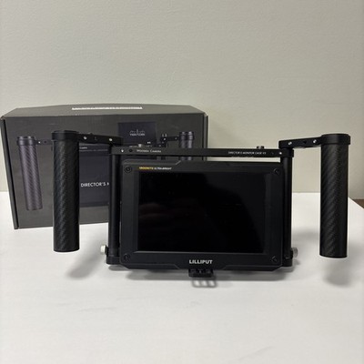 Wooden Camera Director s Monitor Cage With  Lilliput H7S Monitor - VMOUNT PLATE