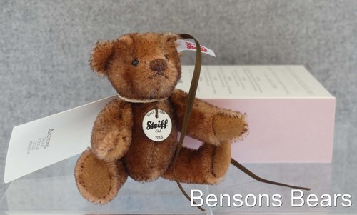 Steiff 2015 Annual Club Renewal Gift Miniature Replica Bear Brown Ean 421358 - Picture 1 of 3