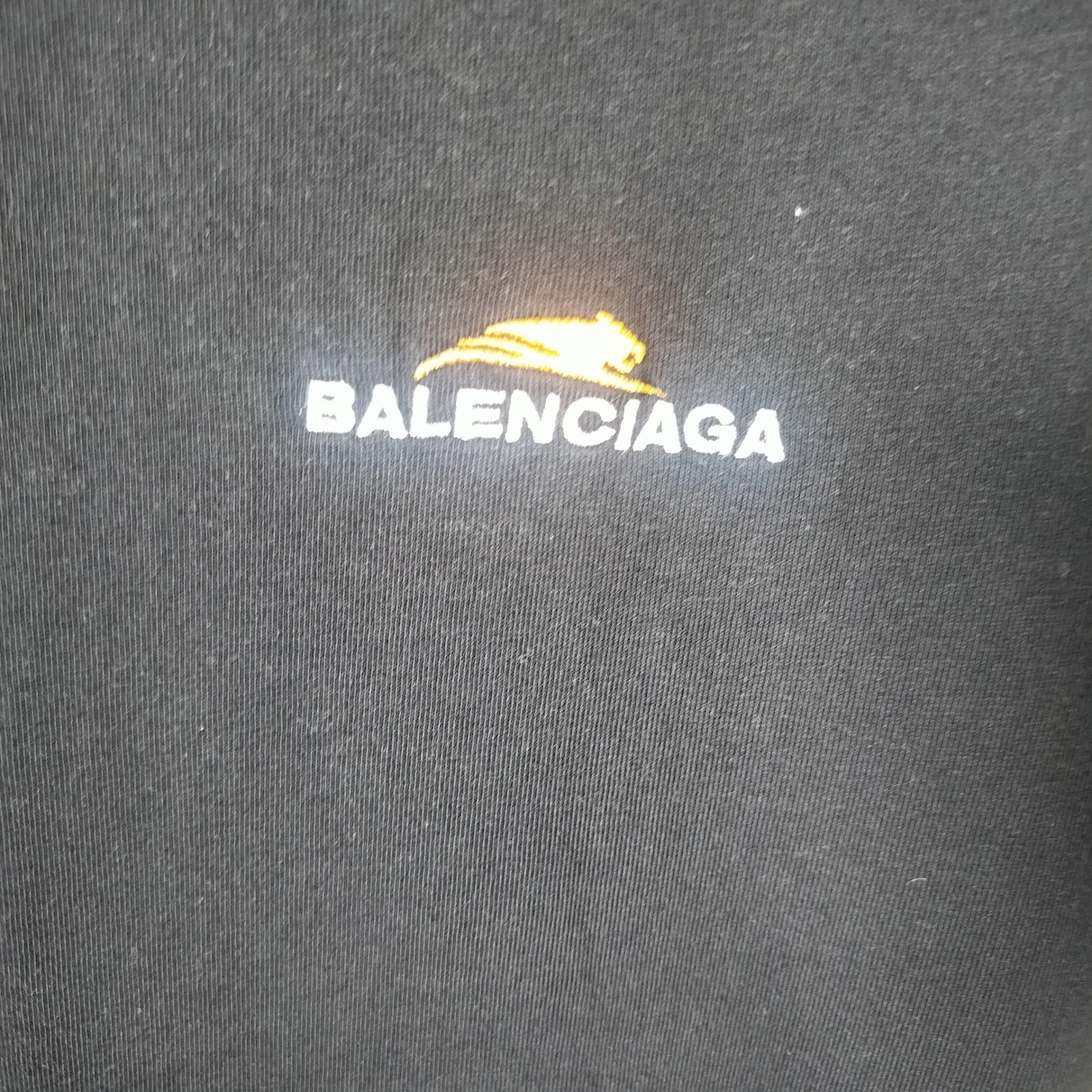 Balenciaga Unisex Black Panther Logo Graphic T-Shirt Medium 612966 TLV15 image 5