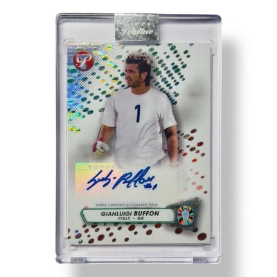 Gianluigi Buffon /99 Auto Topps Pristine 2024 Italy Italia Autograph No PSA