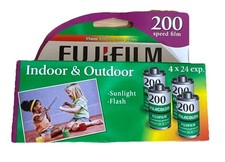 Fujifilm 200 4 Pack Super HQ All Around 35mm Film 96 Exposures Expired 2010