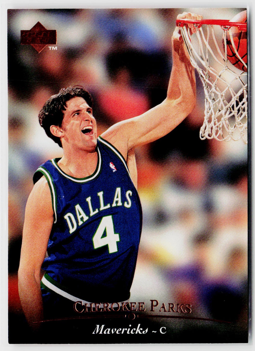 1995-96 Upper Deck #130 Cherokee Parks RC