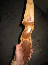 Vintage Wooden Archery Recurve Bow Ply-Flex Falcon 62 1/2"