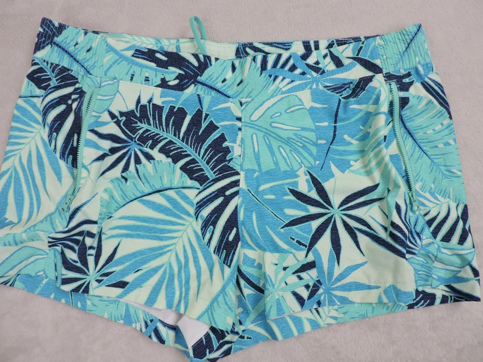 Pantalones Cortos Columbia PFG Tidal II Para Mujer XL Floral Playa Pesca Acuática Elastizados Activos Foto 3 de 4