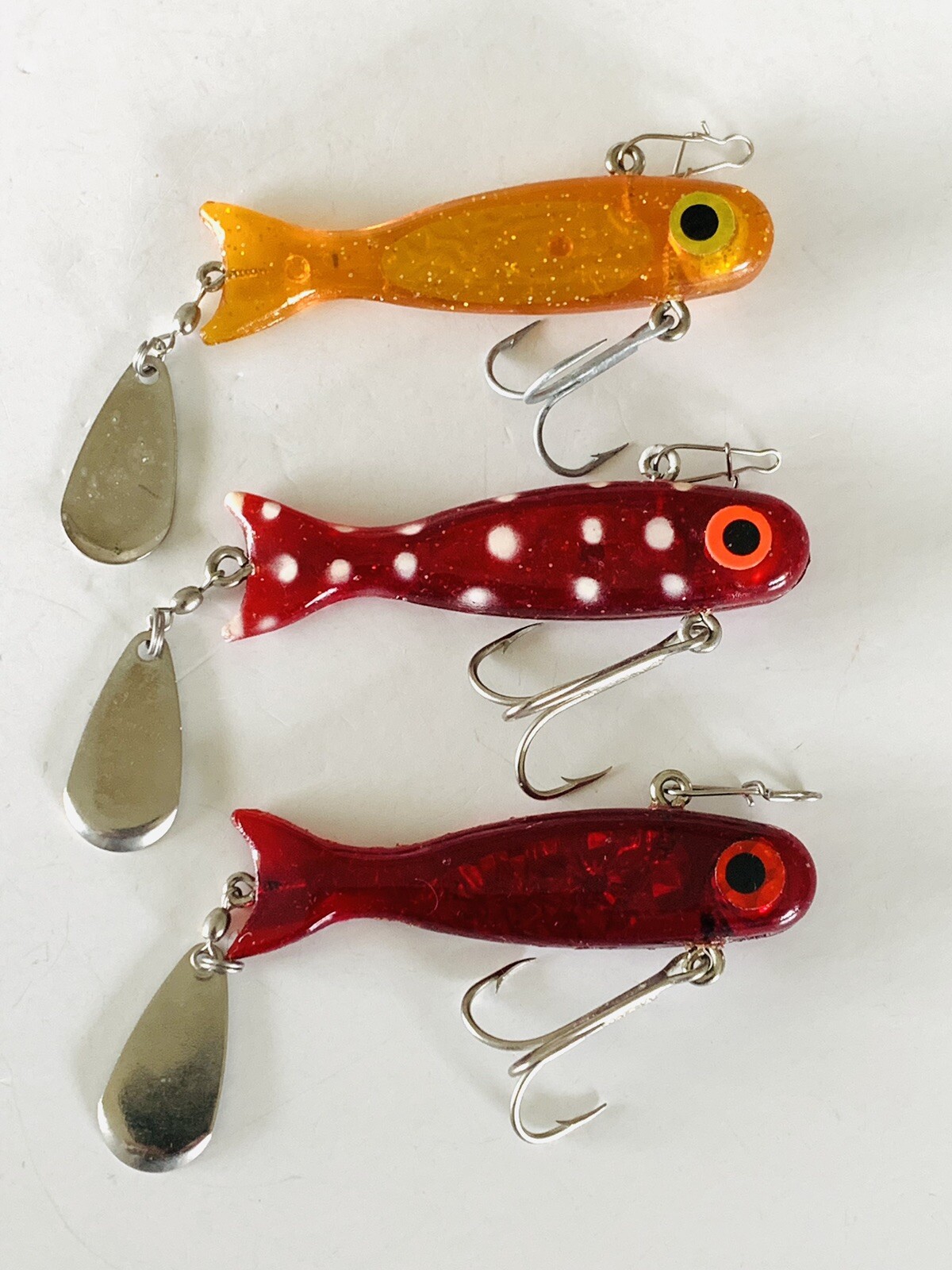 3 Hogie’s Fishing Lures W’ Rear Spinner Blades El Campo, Texas Very