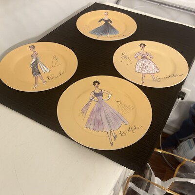 Rosanne Fashion Dress Plates Set Of 4