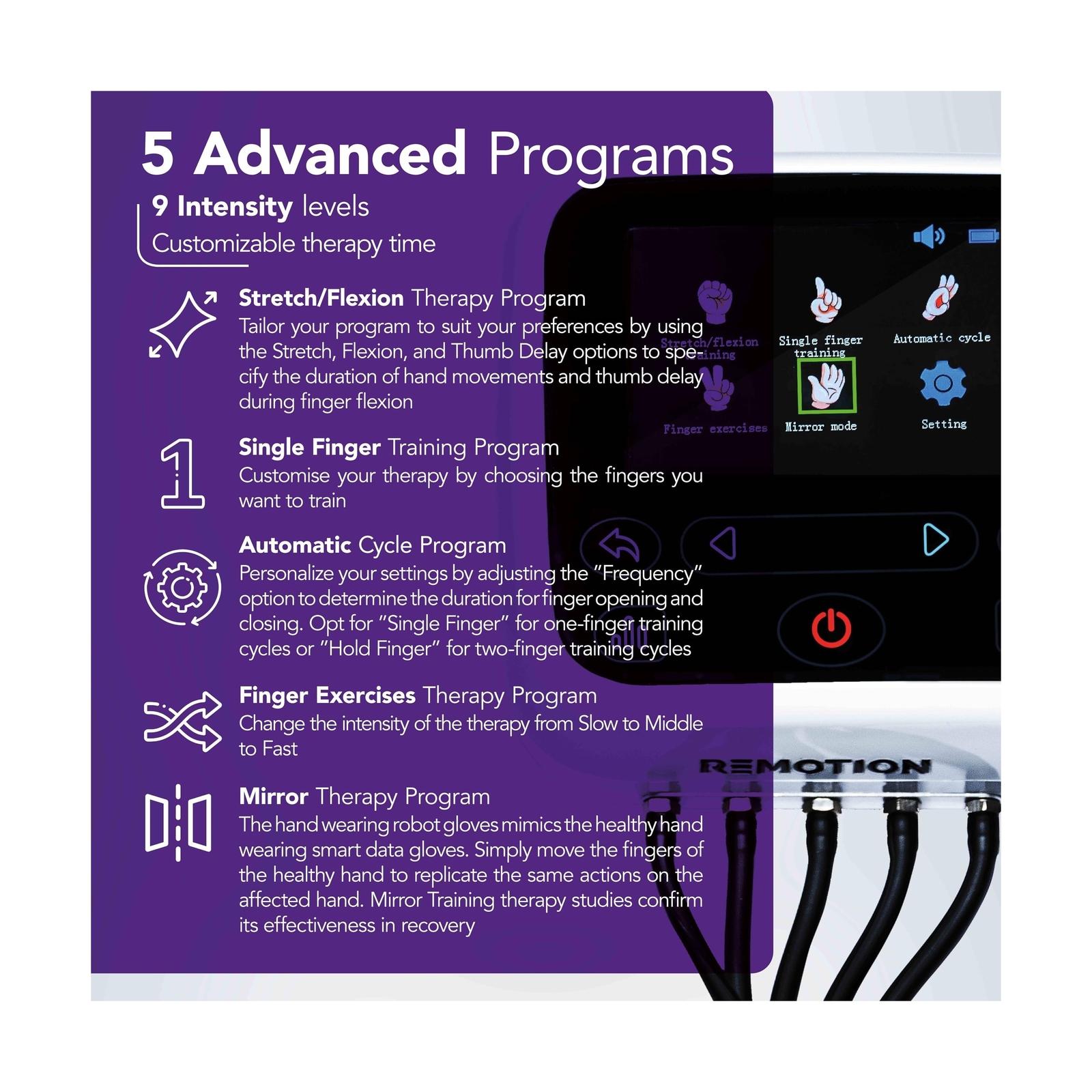 Rehabilitation Robot Gloves - Upgraded Hand Stroke Recovery & Single Finger R...