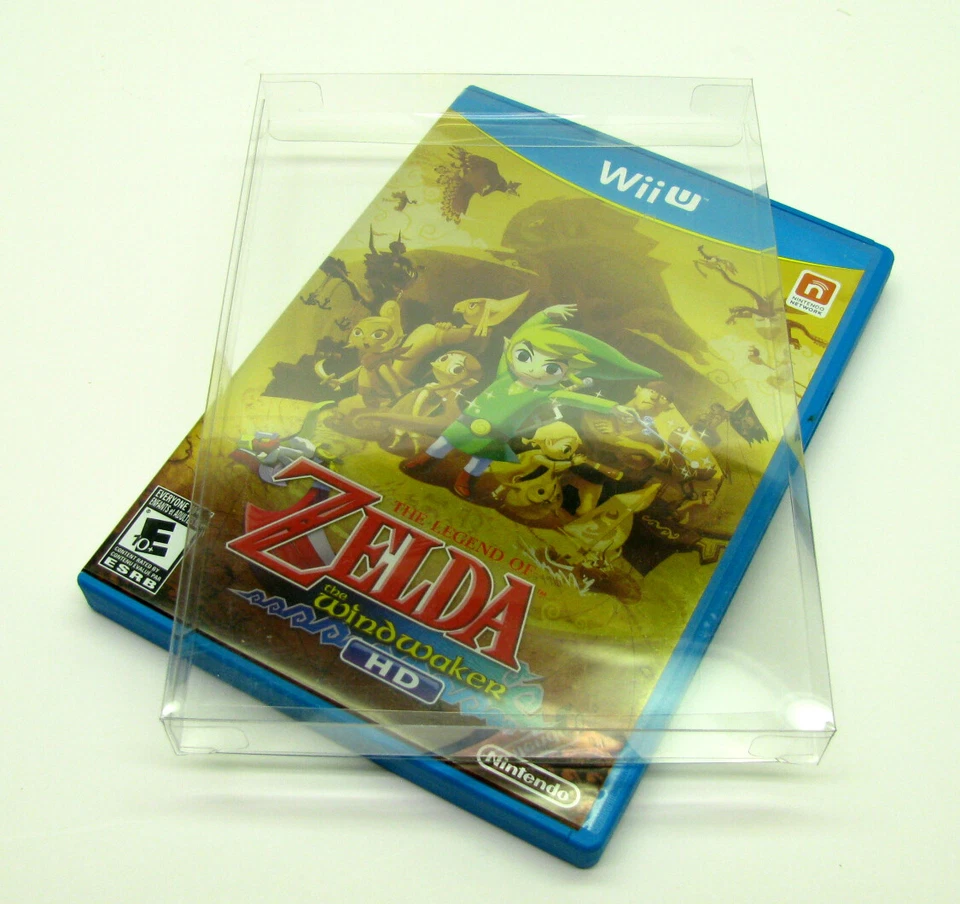 10X JUEGO NINTENDO WII U CIB - CAJA PROTECTORA DE PLÁSTICO TRANSPARENTE FUNDA PROTECTORA Foto 2 de 4