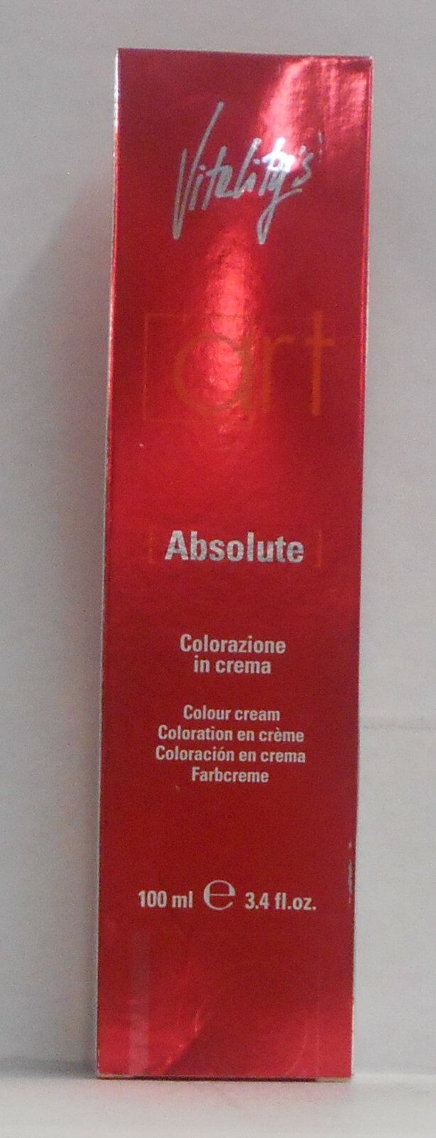 Vitality s Art Absolute Coloration En Crème Vitality's (Vitelity's) ABSOLUTE ART Permanent Hair Color (Levels 1-6) ~  3.4 oz. | eBay