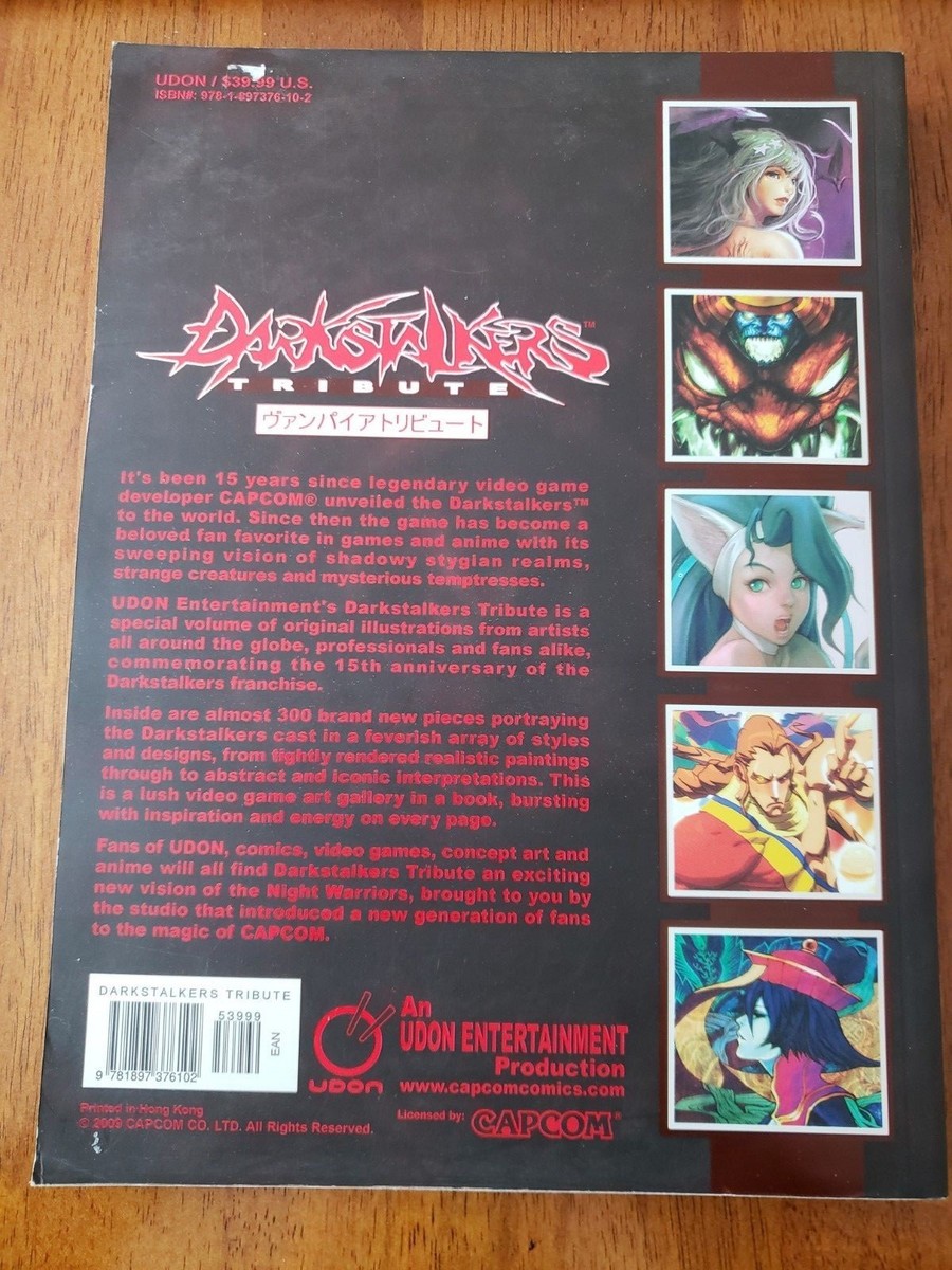 Darkstalkers Tribute (Art Book Udon Capcom Softcover 2009