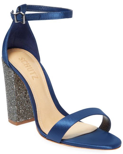 schutz rhinestone sandals