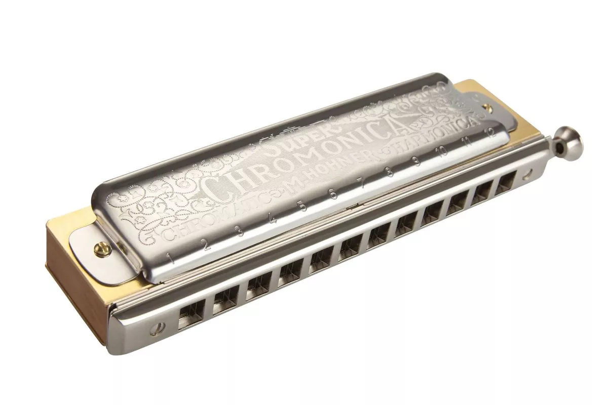 Harmonica chromatique Hohner Super Chromonica 270/48, C,D,E,F,G,A,B,Bb,C  Low