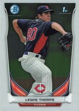 Lewis Thorpe Bowman Chrome 1st 2014 Baseball Card #BCP32