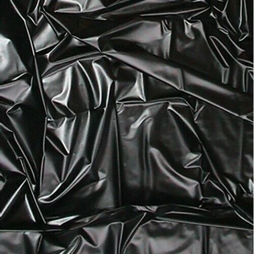 Strandtuch Bettüberwurf IN Latex Sexmax Wetgames 180 X 220 CM Black