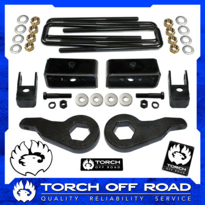 3'' Lift Kit 1999-2007 GMC Sierra Chevy Silverado 1500 4X4 6-Lug Shock Extenders