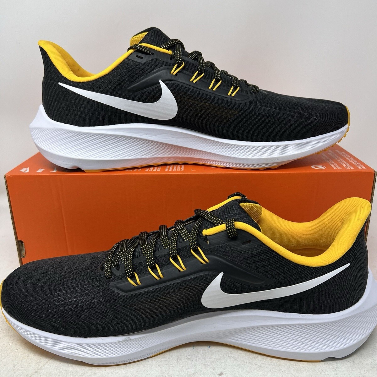 New Nike Air Zoom Pegasus 37 Steelers addition, no box, Size 7 mens Nike main image 3