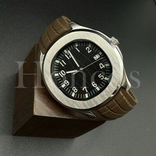 Custom Made Watch NH35 Automatic Movement Aquanaut 5167A PP Style Brown Rubber