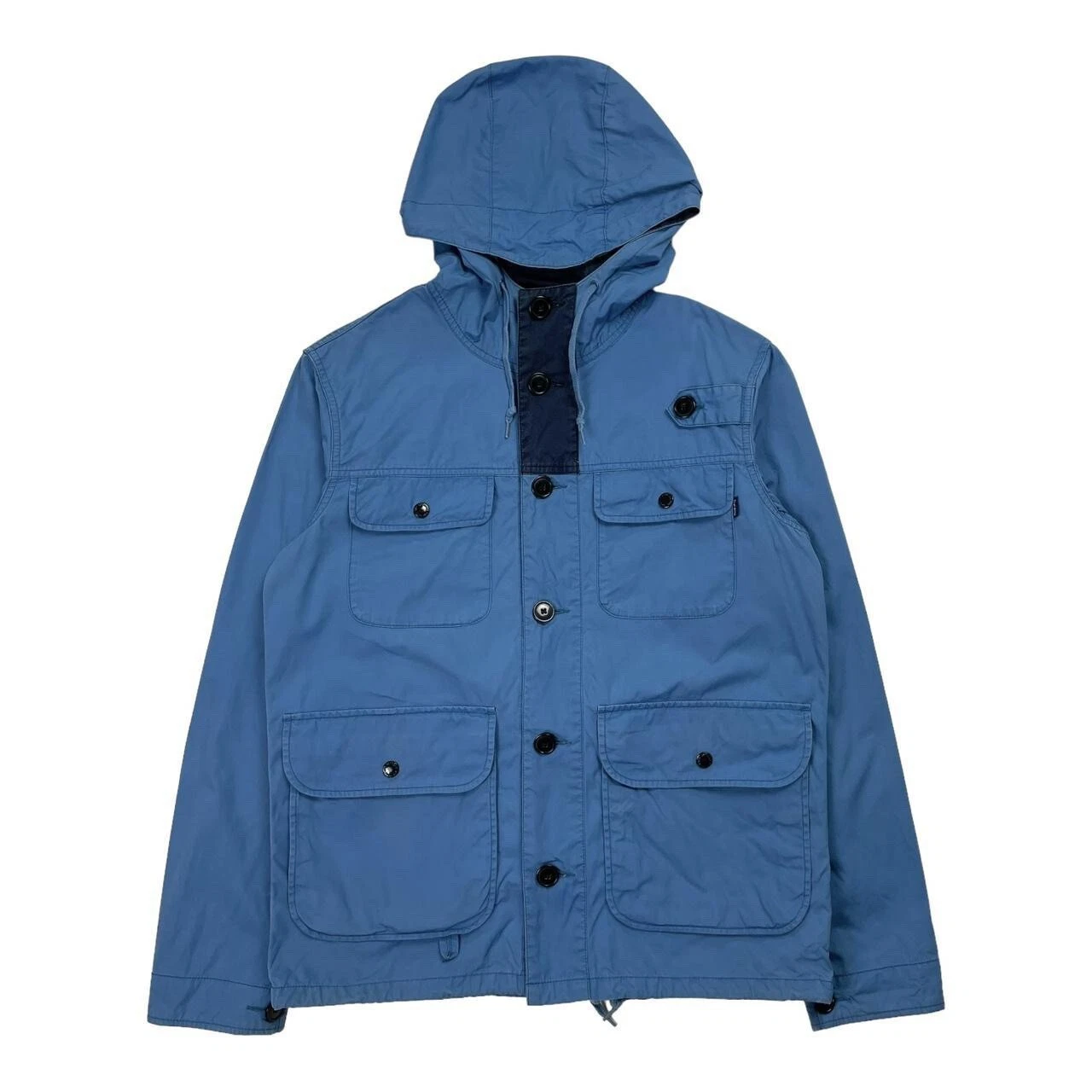 Veste multipoches Supreme Parka printemps été 2010 bicolore bleu taille moyenne M