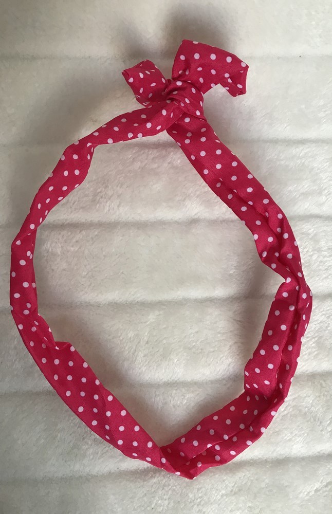 Foulard Bandeau Cheveux Rigide Fil Metal Cordon Maléable