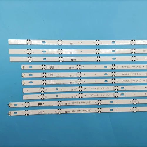10pcs LED strips for LG 60UJ6300-UA 60UJ634V NC600DGE-AAFX3 60UJ63_UHD_A B C D - Picture 6 of 8