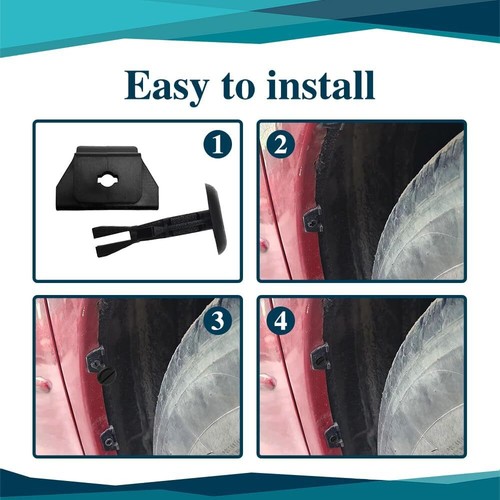Lot 5 Clips&Pins Fender Liner & Bumper Cover Retainer Kit For Toyota 47749-58010 - Picture 9 of 16
