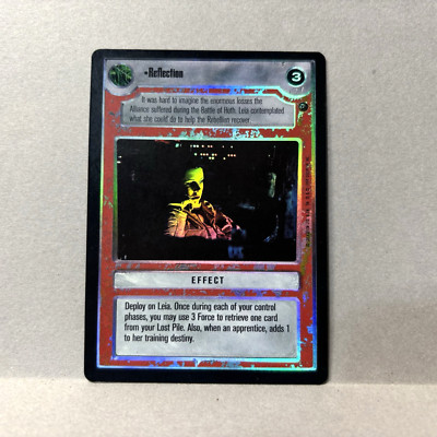 Star Wars CCG Reflection Princess Leia Organa Foil 3