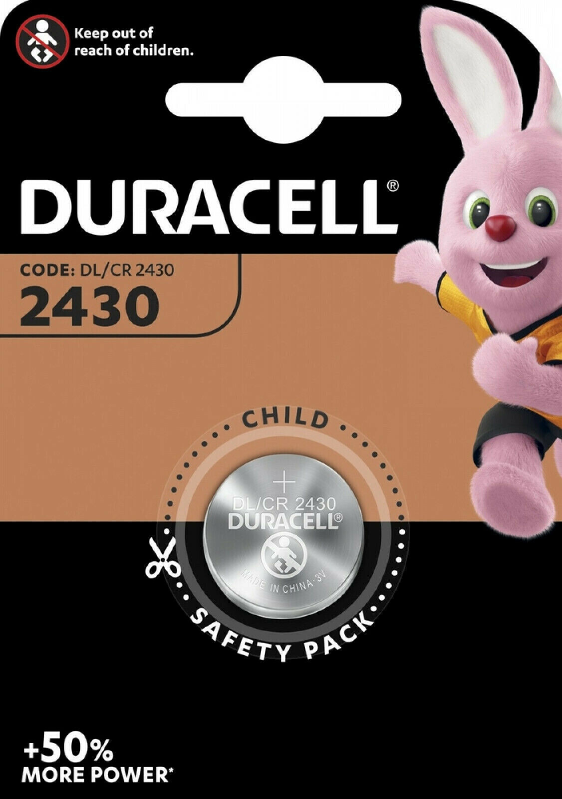 Thumbnail - Duracell Specialty Cr 2430 3v Lithium Batterie Knopfzelle Dl2430