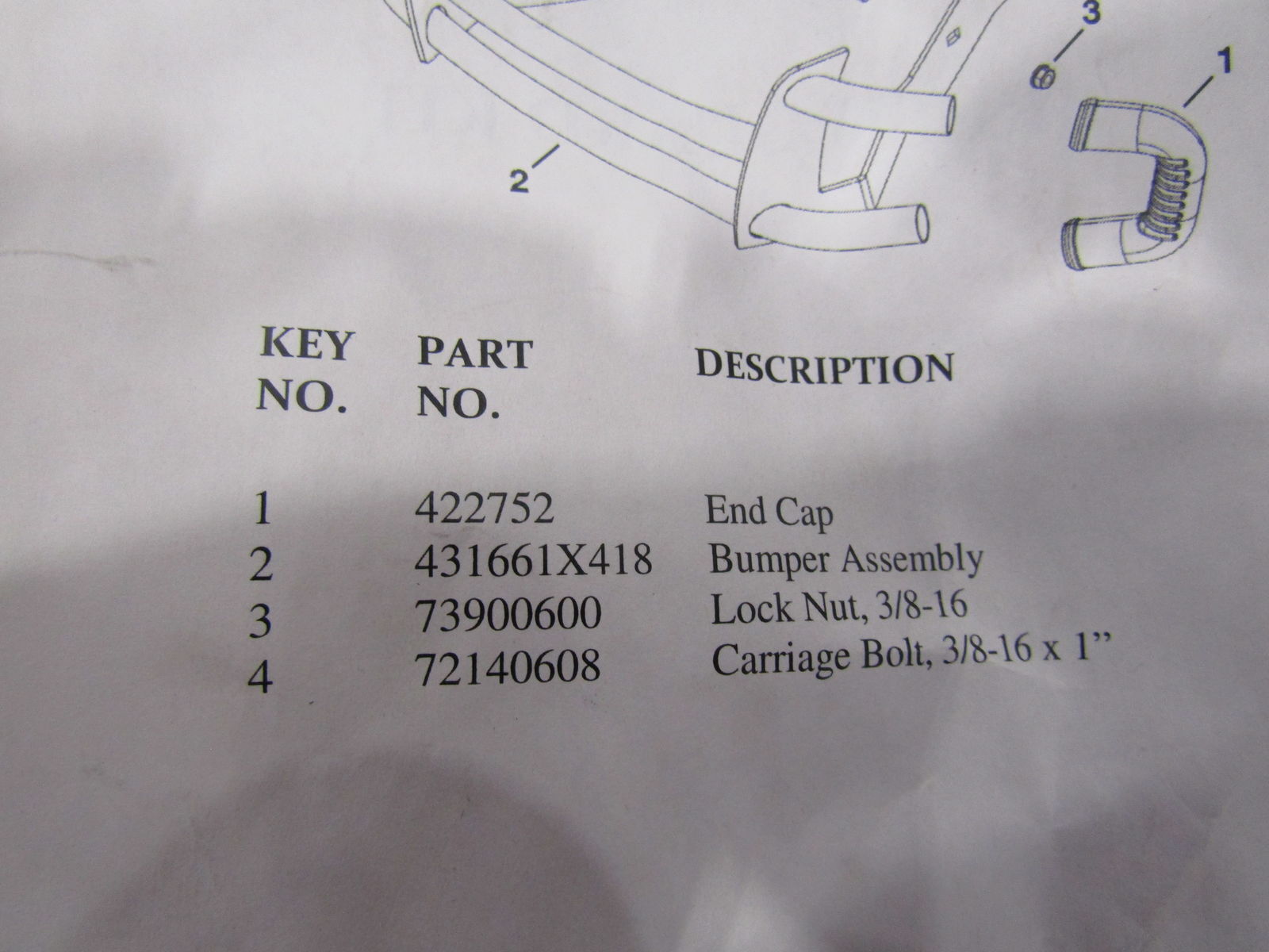 Husqvarna Tractor Front Bumper/Brush Guard ( 431882 ) eBay