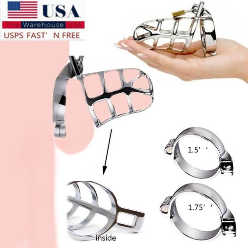Male Chasity Cock Cage Men Locking Belt Bondage Cock Device Restraints ...